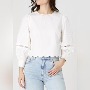 NWOT French Connection White Blouse